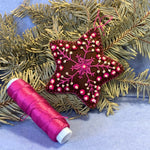 Load image into Gallery viewer, Star Ornament-Felt Ornament-Embroidered Star Ornament -Ornament Exchange Gift
