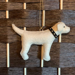 Load image into Gallery viewer, Personalized Labrador Retriever Ornament-Black Lab-Yellow Lab-Chocolate Lab-Lab Lover Gift-Felt Dog Ornament-Dog Ornament

