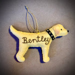 Load image into Gallery viewer, Personalized Labrador Retriever Ornament-Black Lab-Yellow Lab-Chocolate Lab-Lab Lover Gift-Felt Dog Ornament-Dog Ornament
