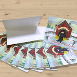 Load image into Gallery viewer, Pack of 10 Black Labrador Retriever Christmas Cards with Envelopes
