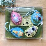 Load image into Gallery viewer, Felt Easter Egg-Easter Ornament-Easter Decoration-Ladybug Egg-Wool Egg
