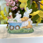 Load image into Gallery viewer, Set of 5 Vintage Porcelain Easter Bunny Figurines
