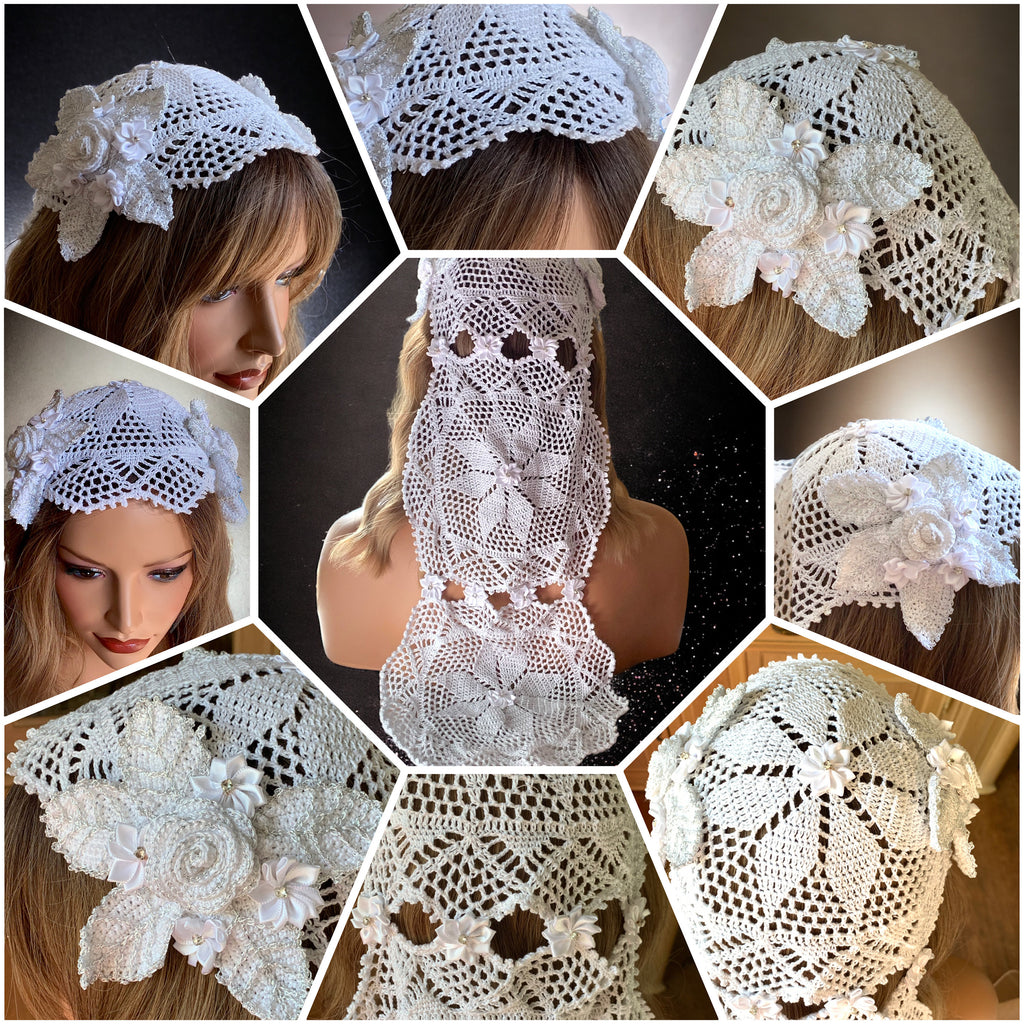 Custom Crochet Wedding Veil- Made to order