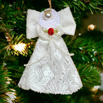 Load image into Gallery viewer, Angel Ornament-Christmas Ornament-Victorian Lace Angel Ornament
