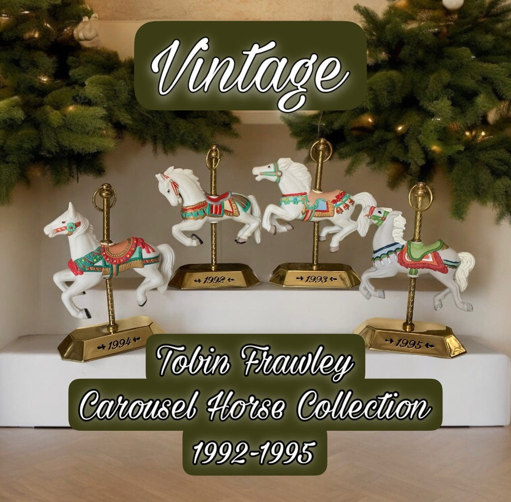 Vintage Tobin Fraley Carousel Horse Collection-Hallmark 1992 to 1994 Free Shipping