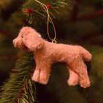 Load image into Gallery viewer, Personalized Felt Cockapoo Ornament
