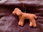 Load image into Gallery viewer, Personalized Felt Cockapoo Ornament
