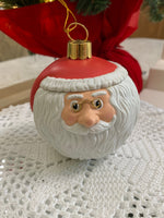 Load image into Gallery viewer, 1992 Enesco”Jolly Of Gent” Shatterproof Vintage Santa Ornament
