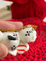 Load image into Gallery viewer, 1987 Hallmark “Spots an’ Stripes” Dalmatian Puppy Keepsake Ornament
