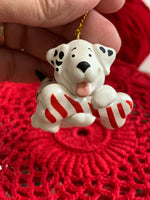 Load image into Gallery viewer, 1987 Hallmark “Spots an’ Stripes” Dalmatian Puppy Keepsake Ornament
