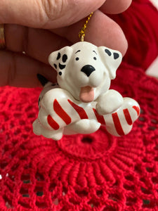 1987 Hallmark “Spots an’ Stripes” Dalmatian Puppy Keepsake Ornament