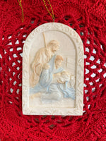 Load image into Gallery viewer, 1993 Hallmark “For Unto Us A Child Is Born” Nativity Christmas Keepsake Ornament
