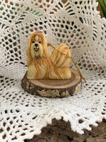 Load image into Gallery viewer, 2005 Sherrard &amp; Simpson Chic Shih Tzu Resin Ornament in Original Box
