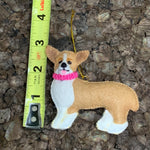 Load image into Gallery viewer, Corgi Felt Ornament
