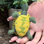 Load image into Gallery viewer, Lifelike River Cooter Turtle made from Felt
