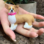 Load image into Gallery viewer, Corgi Felt Ornament
