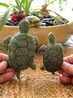 Load image into Gallery viewer, Lifelike River Cooter Turtle made from Felt
