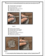 Load image into Gallery viewer, Two-Tone Textured Square Doily Pattern by Tina Nichols – 7-Inch Intermediate Crochet Design
