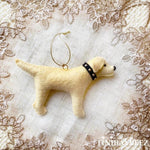 Load image into Gallery viewer, Dog Ornament- Labrador Retriever Ornament-Black Lab-Yellow Lab-Chocolate Lab-Lab Lover Gift-Felt Dog Ornament
