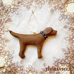 Load image into Gallery viewer, Dog Ornament- Labrador Retriever Ornament-Black Lab-Yellow Lab-Chocolate Lab-Lab Lover Gift-Felt Dog Ornament

