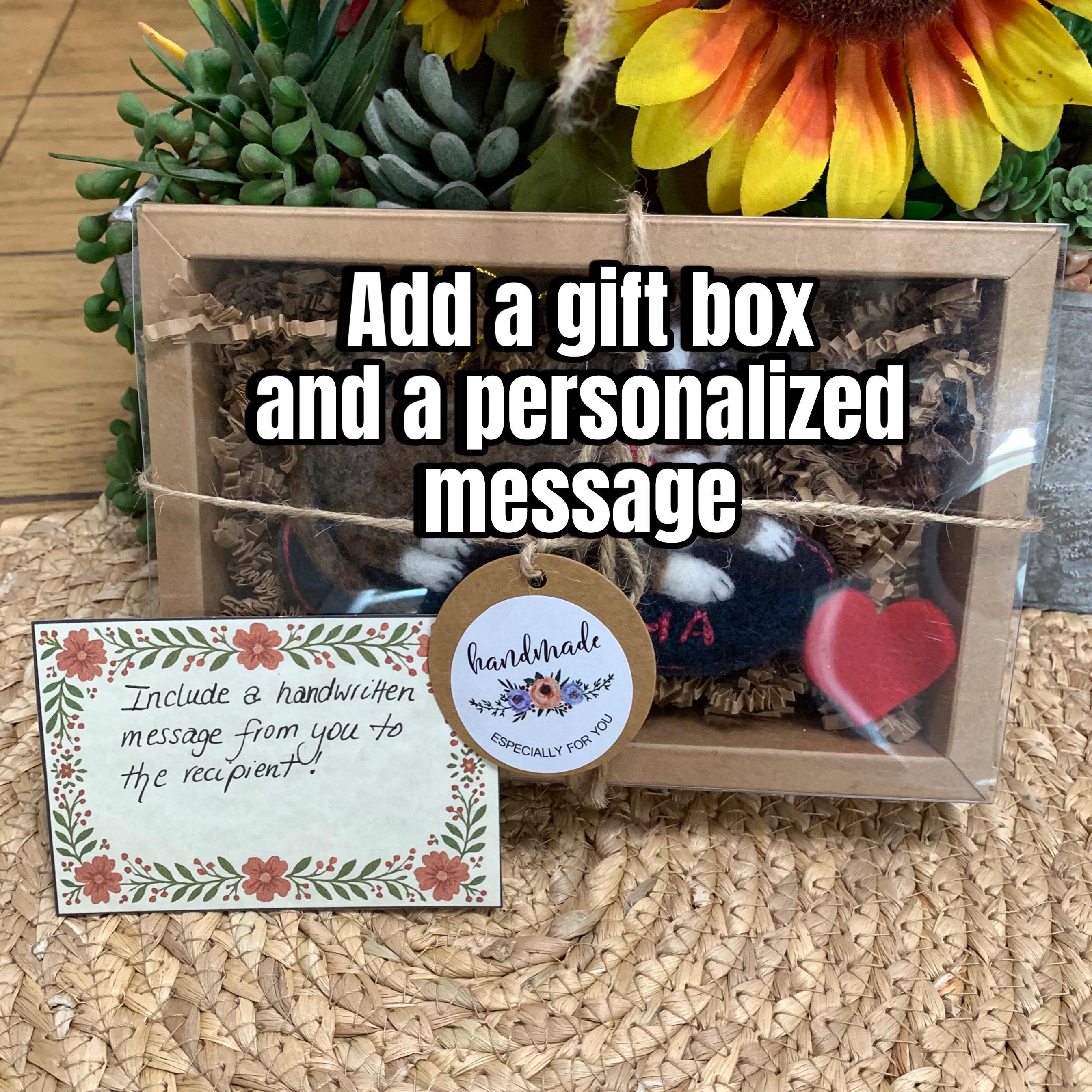 Custom Needle Felted Yorkshire Terriers Ornament: Personalized Pet Memorial Keepsake