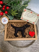 Load image into Gallery viewer, Dog Ornament- Labrador Retriever Ornament-Black Lab-Yellow Lab-Chocolate Lab-Lab Lover Gift-Felt Dog Ornament

