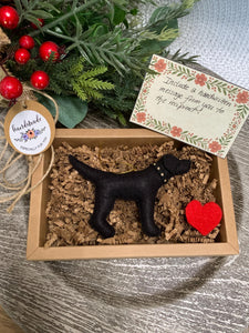 Dog Ornament- Labrador Retriever Ornament-Black Lab-Yellow Lab-Chocolate Lab-Lab Lover Gift-Felt Dog Ornament