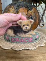 Load image into Gallery viewer, Custom Needle Felted Yorkshire Terriers Ornament: Personalized Pet Memorial Keepsake
