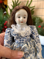 Load image into Gallery viewer, Set of 3 Porcelain Hanging Dolls – Vintage-Style Decorative Reproduction Dolls
