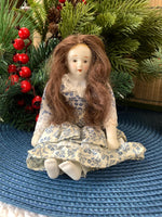 Load image into Gallery viewer, Set of 3 Porcelain Hanging Dolls – Vintage-Style Decorative Reproduction Dolls
