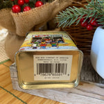 Load image into Gallery viewer, Vintage Tin Box Company Christmas Village Tins – Set of 4 (Toy Store, Snowy Creek Public School, Red Brick Schoolhouse, General Store)
