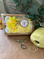 Load image into Gallery viewer, Pale yellow Square Doily-Doily Set of 2 -5 1/2 inch Square Doily
