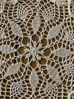Load image into Gallery viewer, Hand Crocheted Pineapple Star Doily - Antique White Lace Centerpiece - 13”
