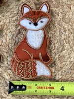 Load image into Gallery viewer, Handmade Felt Woodland Fox Ornament – Collectible Heirloom Christmas Ornament
