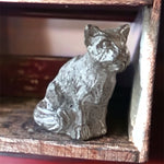 Load image into Gallery viewer, Set of Three Miniature Pewter Animals
