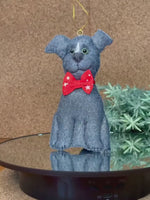 Load and play video in Gallery viewer, Blue Nosed Pitbull Felt Ornament
