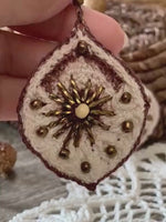 Load and play video in Gallery viewer, Crochet &amp; Glass Bead Statement Earrings - Bohemian Fiber Art
