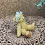 Load and play video in Gallery viewer, Vintage Collectible Teddy Bear by Priscilla Hillman “December” Avon Exclusive
