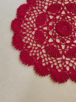 Load and play video in Gallery viewer, 13” Red Christmas Doily

