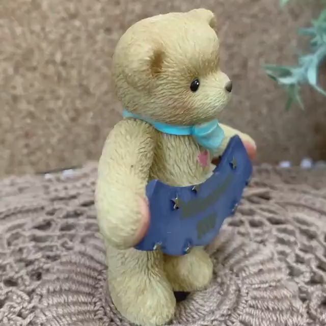 Vintage Collectible Teddy Bear by Priscilla Hillman “Millennium Teddy“