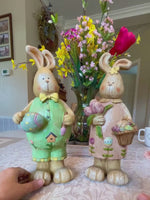 Load and play video in Gallery viewer, Mr. &amp; Mrs. Easter Bunny- Set of 2
