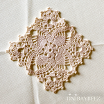 Load image into Gallery viewer, Set of Two Square Doilies -5 1/2 inch available in different colors
