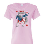 Load image into Gallery viewer, Red White and Cute Patriotic Horse Lover&#39;s T-Shirt
