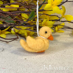 Load image into Gallery viewer, Easter Chick Ornament-Duckling Ornament-Easter Decoration-Easter Ornament-Needle Felted Easter Ornament
