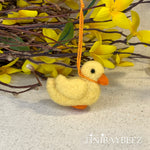 Load image into Gallery viewer, Needle Felted Mini Yellow Easter Chick-Easter Decoration-Easter Ornament
