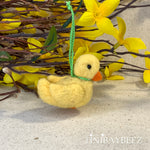 Load image into Gallery viewer, Needle Felted Mini Yellow Easter Chick-Easter Decoration-Easter Ornament
