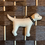 Load image into Gallery viewer, Small Felt Labrador Retriever Ornaments-Black Labrador-Yellow Labrador-Chocolate Labrador
