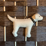 Load image into Gallery viewer, Dog Ornament- Labrador Retriever Ornament-Black Lab-Yellow Lab-Chocolate Lab-Lab Lover Gift-Felt Dog Ornament
