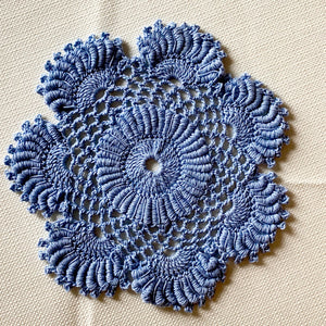 Set of Two Round Doilies-6 1/2" Dimensional Doily-Available in different colors