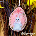 Load image into Gallery viewer, Felt Easter Egg-Easter Ornament-Easter  Decoration-Easter Lamb Egg-Wool Egg
